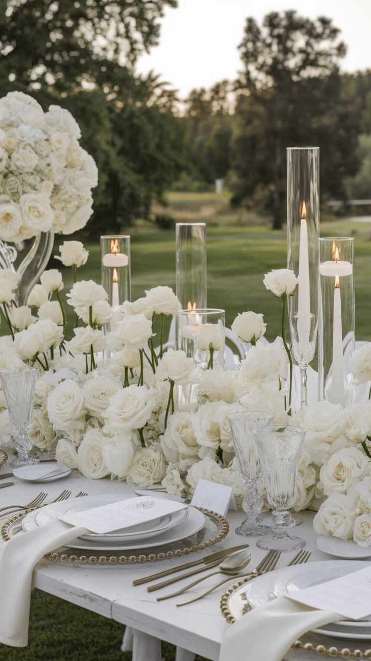Rasvjeta i svijeće na vjenčanju — Ivančica Wedding